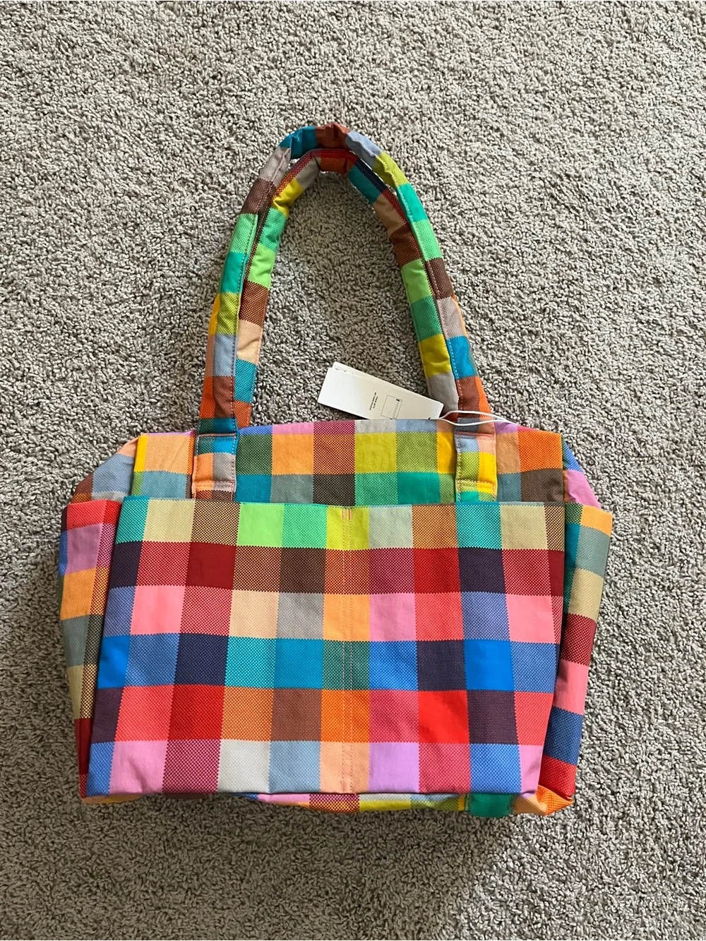 BAGGU Madras Small Cloud Carry-On - Picture 2 of 2